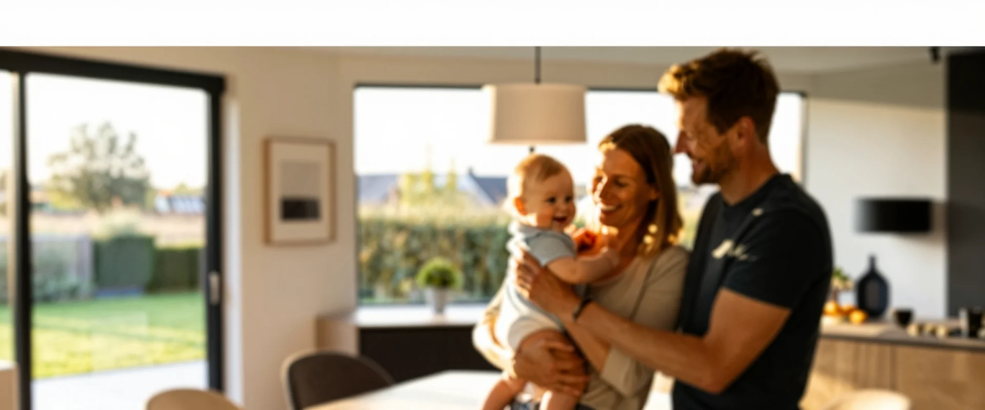 Gelukkige Nederlandse familie
